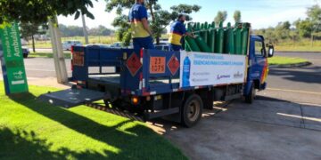 Saúde de Catanduva recebe 15 cilindros de oxigênio para ajudar no combate à covid-19