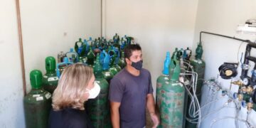 Saúde inspeciona rede de oxigênio da UPA