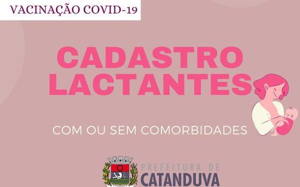 Cadastro liberado para lactantes