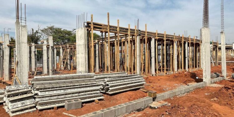 Avanço na construção da nova Unidade de Saúde do Gabriel Hernandes