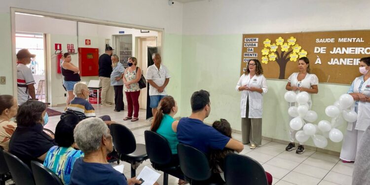 Janeiro Branco: Equipes da Saúde intensificam ações de conscientização sobre importância da saúde mental