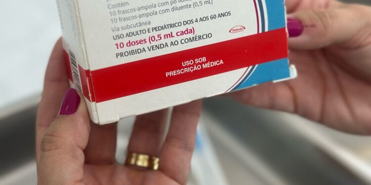 Cobertura vacinal contra a dengue em Catanduva segue abaixo do esperado