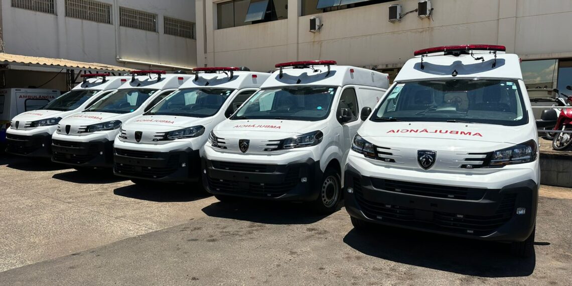Saúde recebe mais 5 novas ambulâncias adquiridas com recursos próprios